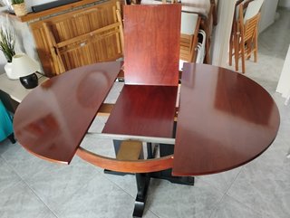 Mesa Comedor Redonda Extensible Madera