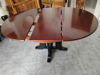 Mesa Comedor Redonda Extensible Madera