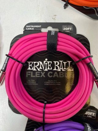 : Lote 11 Cables Guitarra/Bajo Ernie Ball Flex