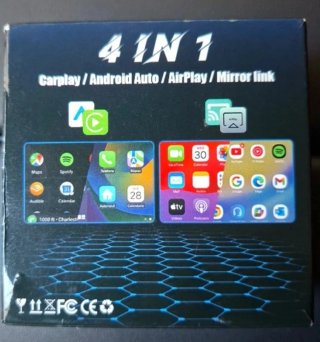 4 en 1 CarPlay Android Auto AirPlay Mirror Link
