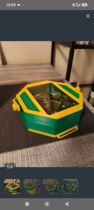 Caja para gusanos de seda