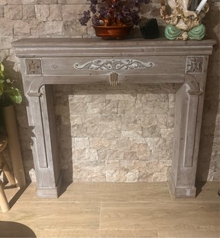 Mueble chimenea decorativo