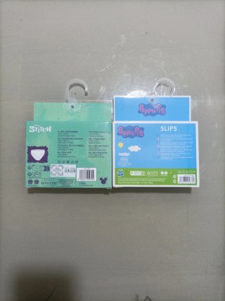 Pack 3 Braguitas Niña Stitch y Peppa Pig