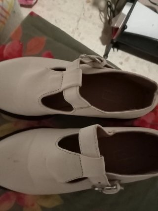 Zapatos blancos Mary Jane talla 36