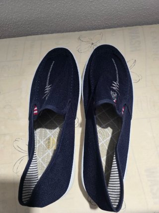 Mocasines azules talla 45
