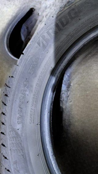 2 Neumáticos Bridgestone 195/55 R16 87H