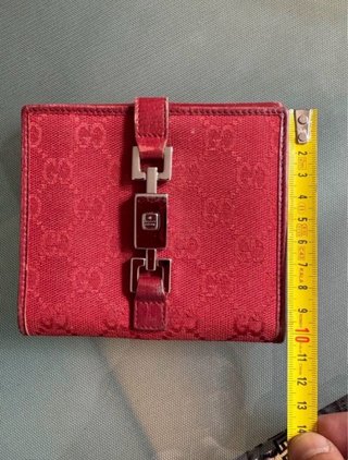 GUCCI CARTERA BILLETERA GUCCISIMA ROJA MUJER