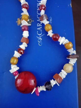 Collana pietre naturali multicolor