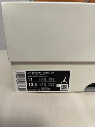 Jordan 4 SB Navy Taglia 45