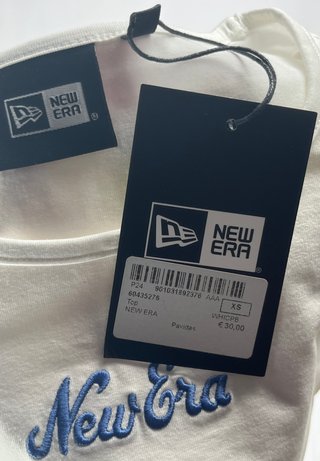 Canotta New Era Bianca e Azzurra XS
