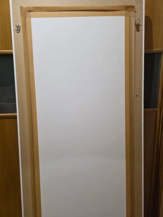Espejo de pared blanco