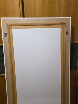 Espejo de pared blanco