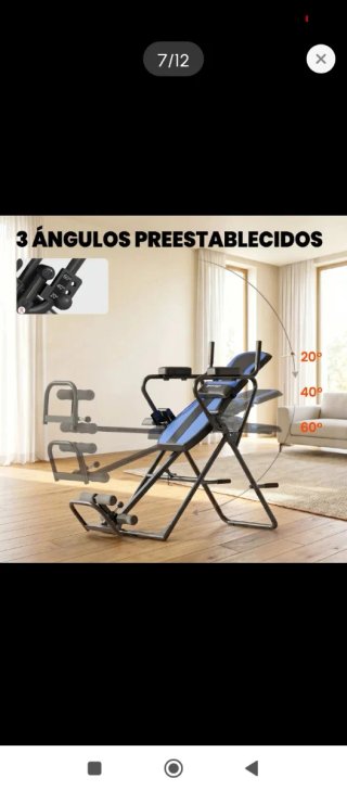Tabla de inversión azul y negra