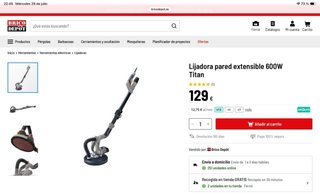 Lijadora Titan Drywall 600W