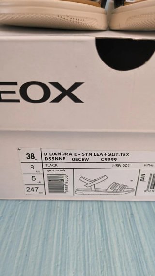 Sandalias Geox Negras Talla 38