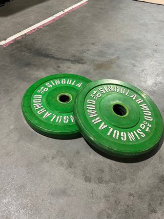 Discos Bumper 10kg Verde