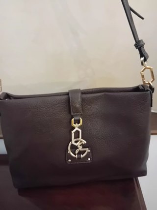 Borsa Gattinoni marrone con logo