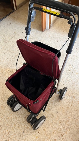 Carrito de compra Carlett con asiento