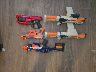 Lote 5 Armas Nerf