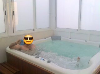 Solárium con jacuzzi (pool house) para terraza