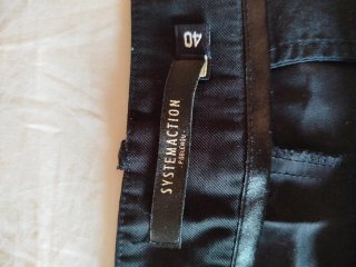 Pantalón Systemaction Mujer Talla 40 Negro