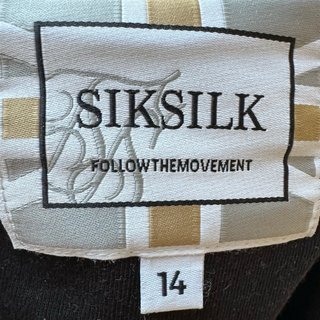 Camiseta Sik Silk Negra Talla 14
