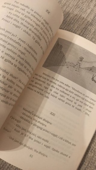 El principito en gheg (albanés kosovar)