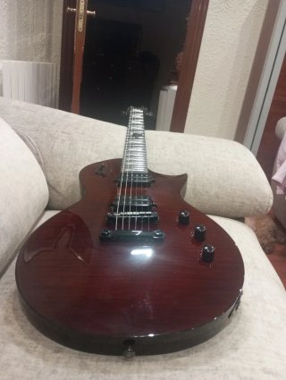 Guitarra LTD EC-1001 Deluxe Eye Tiger