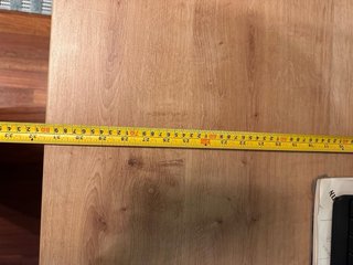 Mesa de escritorio madera y metal