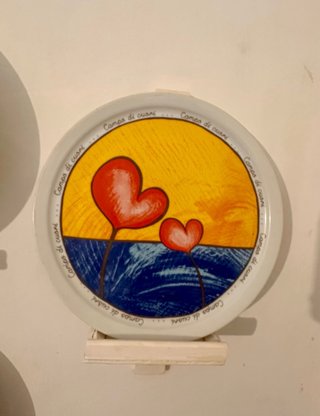 Piatti Decorativi Campo di cuore bran Egan Set 4