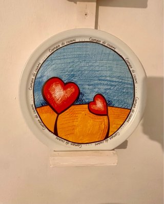 Piatti Decorativi Campo di cuore bran Egan Set 4