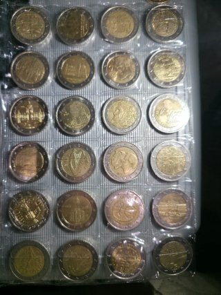 Colección monedas 2€ y 1€