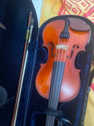 Viola de 14 pulgadas con estuche y arco