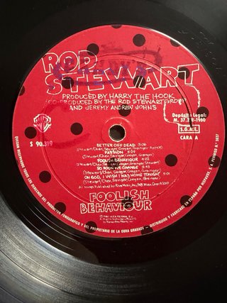 Rod Stewart - Foolish Behaviour LP