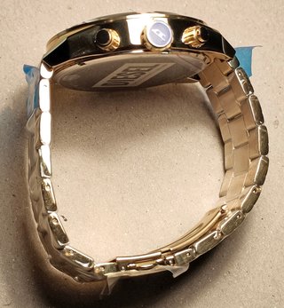 Reloj Diesel nuevo Spiked, dorado