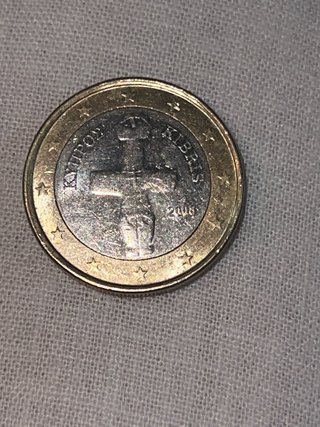 Moneda 1 Euro Chipre 2008