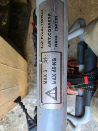 Portabici posteriore auto