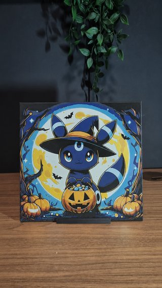 Cuadro Umbreon Halloween 3D Relieve