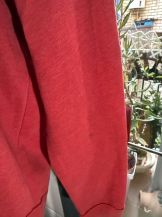 Sudadera Hollister con capucha Roja Talla L