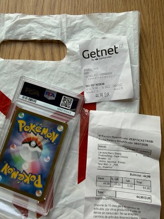 Pokémon Larvesta AR #108 SV8 Japonés PSA 10