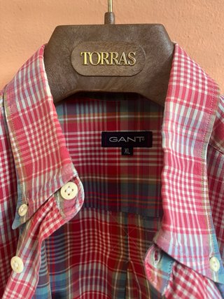 Camisa Gant Cuadros Talla XL Hombre