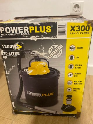 Aspiradora Power Plus Cubo Negro/Amarillo
