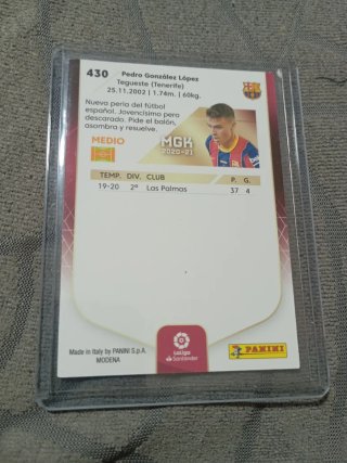 Cromo Pedri FC Barcelona 2020-21 Panini