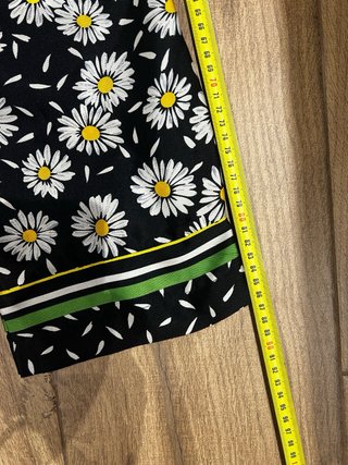 Pantalones Harem Mujer Talla M Estampado Flores