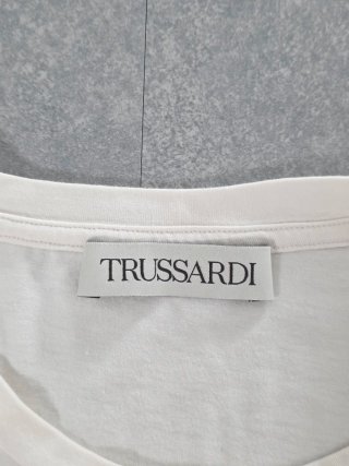T-Shirt Trussardi Bianca Oversize XL