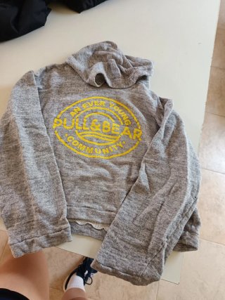 Sudadera Pull&Bear Gris