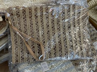 Pochette borsa a mano con zip e manico