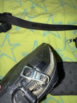 Louis Vuitton Pochette Organizer Monogram Eclipse