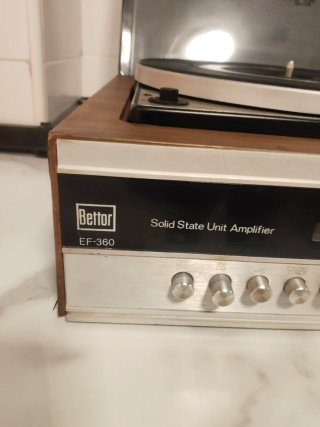 Equipo de sonido Bettor EF-360 Vintage