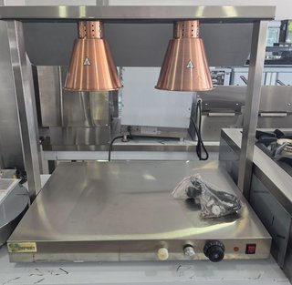 CALENTADOR DE ALIMENTOS DOBLE lámpayra